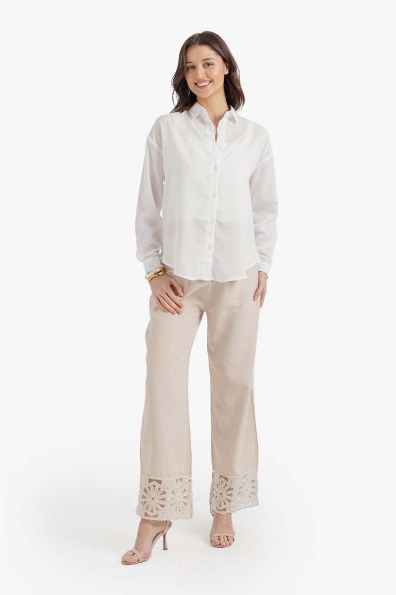 Clue Dropped-Shoulder Relaxed Shirt - Image 5